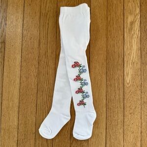 Janie & Jack Flower Tights